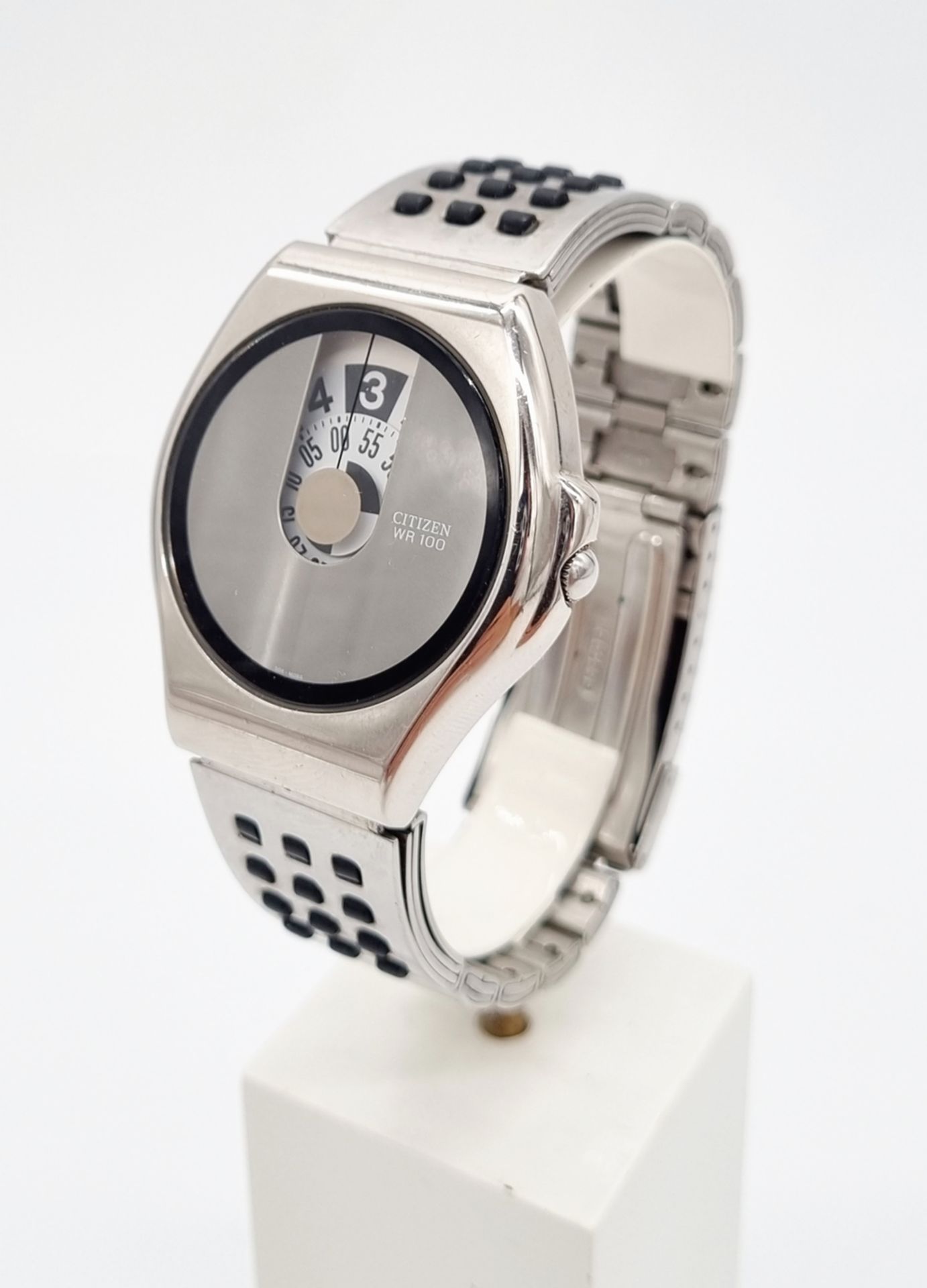 Citizen, Scheibenuhr, WR100 Quartz, WR100 Gehäusedurchmesser: 38 mm, Ref: 6038-H19241 K , 940617 ,