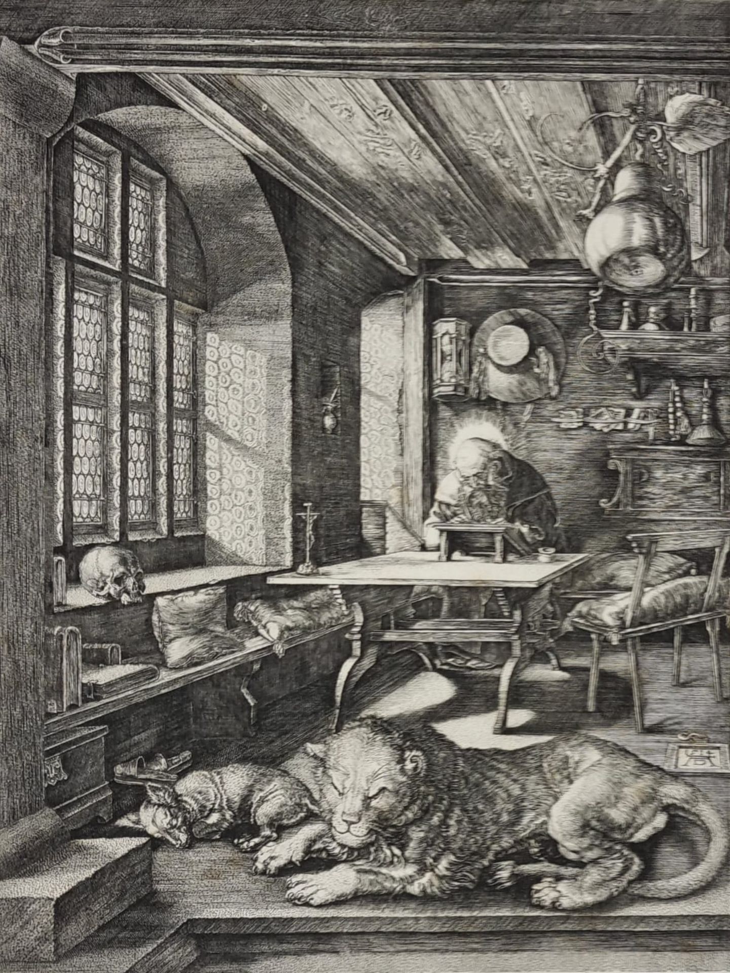 Albrecht Dürer,(1471-1578), Kupferstiche , Urgetreue Nachbildung der Reichsdruckerei Berlin , Blatt - Bild 2 aus 3