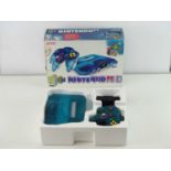 Nintendo 64 console - Super Mario edition - released in 2000 - blue see through version - NUS-S-