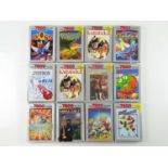 Atari 7800 games - including Ninja Golf, Scrapyard Dog, Galaga, Karateka x 2, and others (12 in