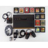 Atari 2600 console - released in 1977, the original Atari home video games console; this is the