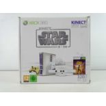 Xbox 360 Star Wars limited edition console - in Star Wars R2D2 coloured case with C3PO coloured