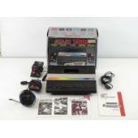 Atari 7800 video games console - released in 1986 - in original box, missing asteroids game (1 in