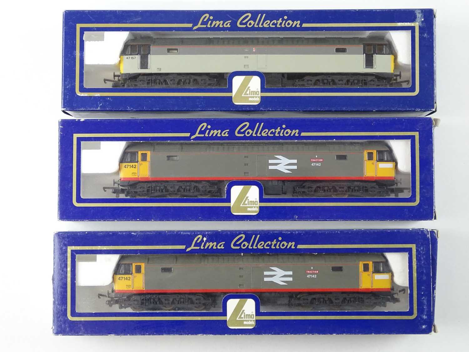 A group of LIMA OO Gauge class 47 diesel locomotives, in various liveries, all limited editions -