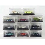 A group of 1:76 scale cars and vans etc. by OXFORD DIECAST - VG in G/VG boxes (11)