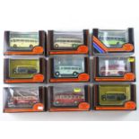 A mixed group of 1:76 scale buses by EFE in various liveries - VG in G/VG boxes (9)