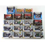 A large quantity of diecast motorbikes mostly 1:18 scale police examples by MAISTO and others