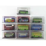 A mixed group of 1:76 scale buses by Corgi OOC in various liveries - VG in G/VG boxes (10)