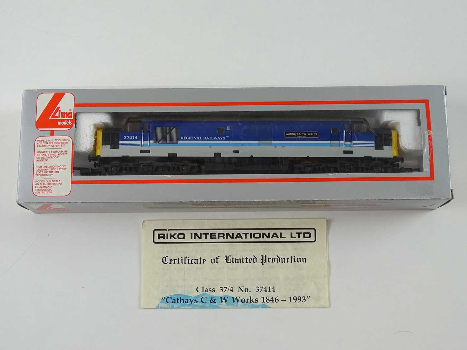 A group of LIMA OO Gauge class 37 diesel locomotives, in various liveries including a Police - Image 2 of 3