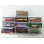 A mixed group of 1:76 scale coaches by CORGI OOC in various liveries - VG in G/VG boxes (10)