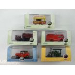 A mixed group of 1:76 diecast vehicles by OXFORD DIECAST together with a 1:43 scale Mini - VG in G/