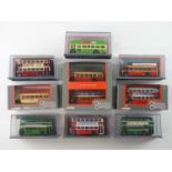 A mixed group of 1:76 scale buses by Corgi OOC in various liveries - VG in G/VG boxes (10)