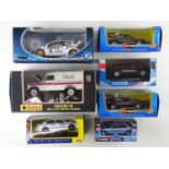 A mixed group of 1:18 and 1:24 scale diecast vehicles by SOLIDO, BBURAGO and others - mostly