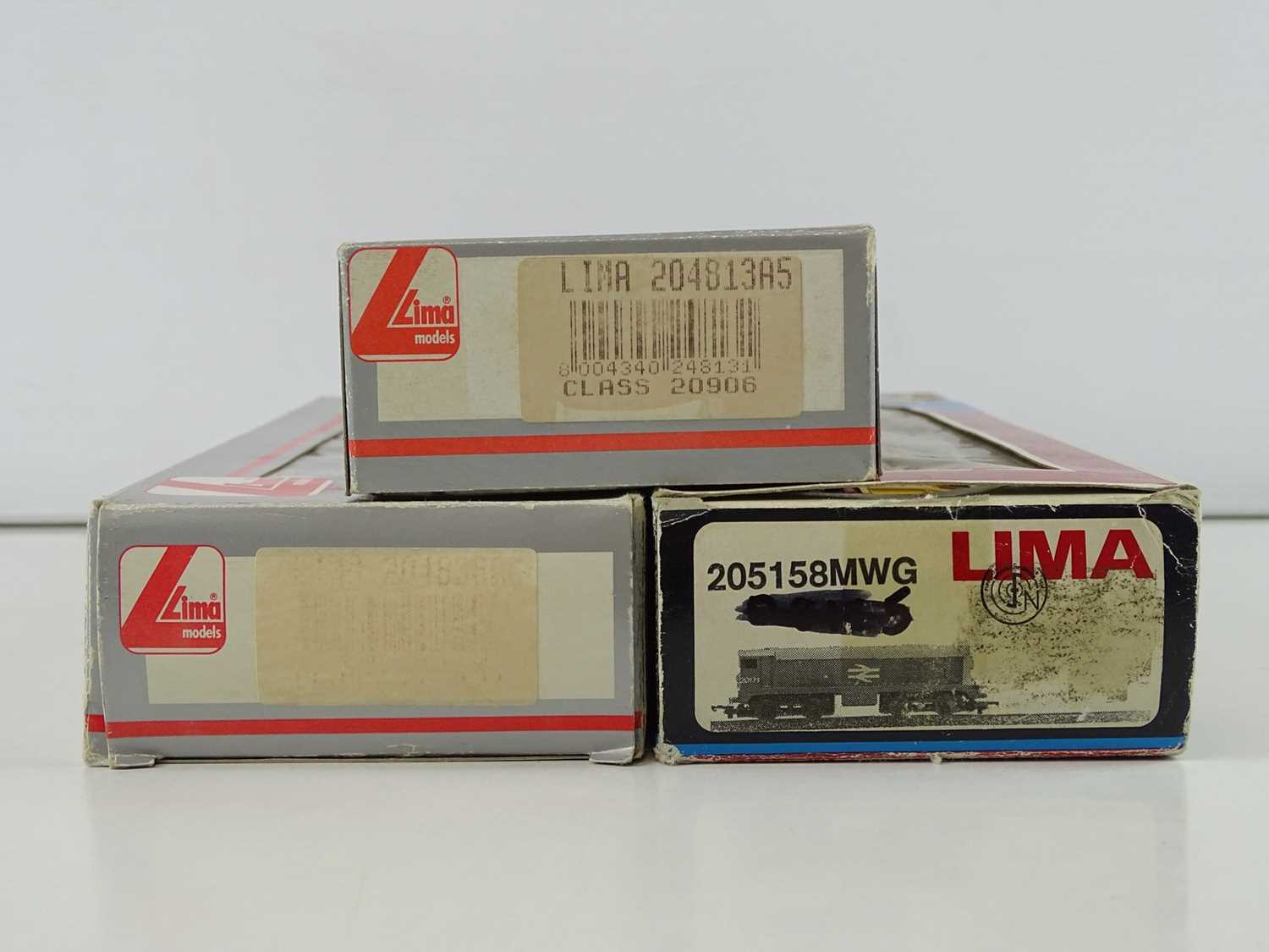 A group of LIMA OO Gauge class 20 diesel locomotives, in various liveries, one with couplings - Image 3 of 3