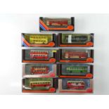 A mixed group of 1:76 scale buses by EFE in various liveries - VG in G/VG boxes (9)