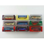 A mixed group of 1:76 scale coaches by CORGI OOC in various liveries - VG in G/VG boxes (9)