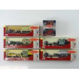 A group of 1:76 scale heavy haulage lorries and vans from the TRACKSIDE range - VG in G/VG boxes (