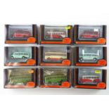 A mixed group of 1:76 scale buses by EFE in various liveries - VG in G/VG boxes (9)