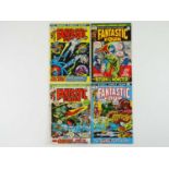 FANTASTIC FOUR #123, 124, 126, 127 (4 in Lot) - (1972 - MARVEL - UK Price Variant) - Includes