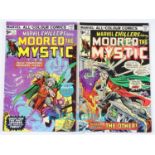 MARVEL CHILLERS: MODRED THE MYSTIC #1 & 2 - (2 in Lot) - (1975 - MARVEL - UK Price Variant) -