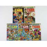 MARVEL CHILLERS: TIGRA THE WERE-WOMAN #3, 4, 5, 6, 7 - (5 in Lot) - (1976 - MARVEL - US Price & UK