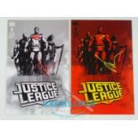 JUSTICE LEAGUE #1 (2 in Lot) - (2018 - DC) - Both SIGNED BY the cover Artist JOCK - Regular 'Silver'