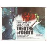 THEATRE OF DEATH (1967) - UK quad - rolled (1 in lot)