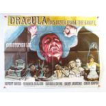 DRACULA HAS RISEN FROM THE GRAVE (1968) - UK quad poster - Provenance : the Bob McCabe