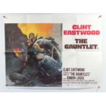 THE GAUNTLET (1977) - UK quad film poster featuring Frank Frazetta artwork - folded (1 in lot)