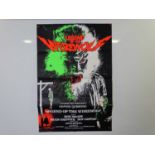 A small group of horror memorabilia comprising: LEGEND OF THE WEREWOLF one sheet poster and synopsis