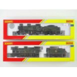 A pair of HORNBY OO gauge GWR/ex-GWR steam locomotives comprising 'County of Devon' and 'County of