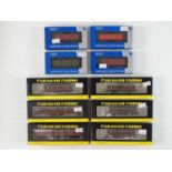 A mixed group of N gauge baggage and parcels vans by GRAHAM FARISH and DAPOL - VG/E in VG boxes (