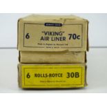 A pair of empty DINKY Trade boxes comprising boxes for models 30b and 70c - F/G (2)