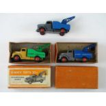 A group of DINKY 25x Breakdown Lorries - 3 examples, in different liveries - 2 boxed in original