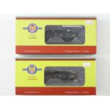 A pair of OXFORD RAIL OO gauge Adams Radial steam tank locomotives both in BR black livery - VG/E in