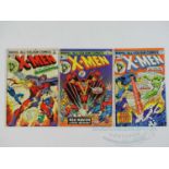 X-MEN #91, 92, 93 (3 in Lot) - (1974/75 - MARVEL - UK Price Variant) - Reprints earlier X-Men