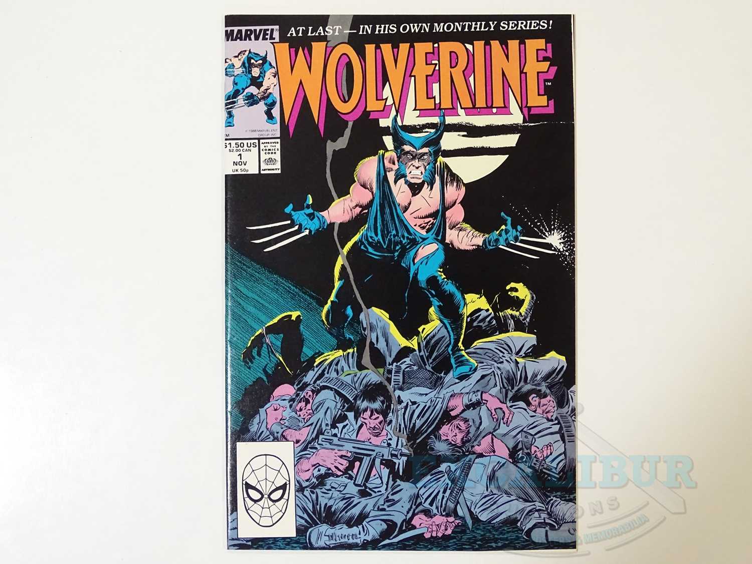 WOLVERINE #1 - (1988 - MARVEL) - First appearance of Wolverine (as "Patch" ) in an ongoing solo