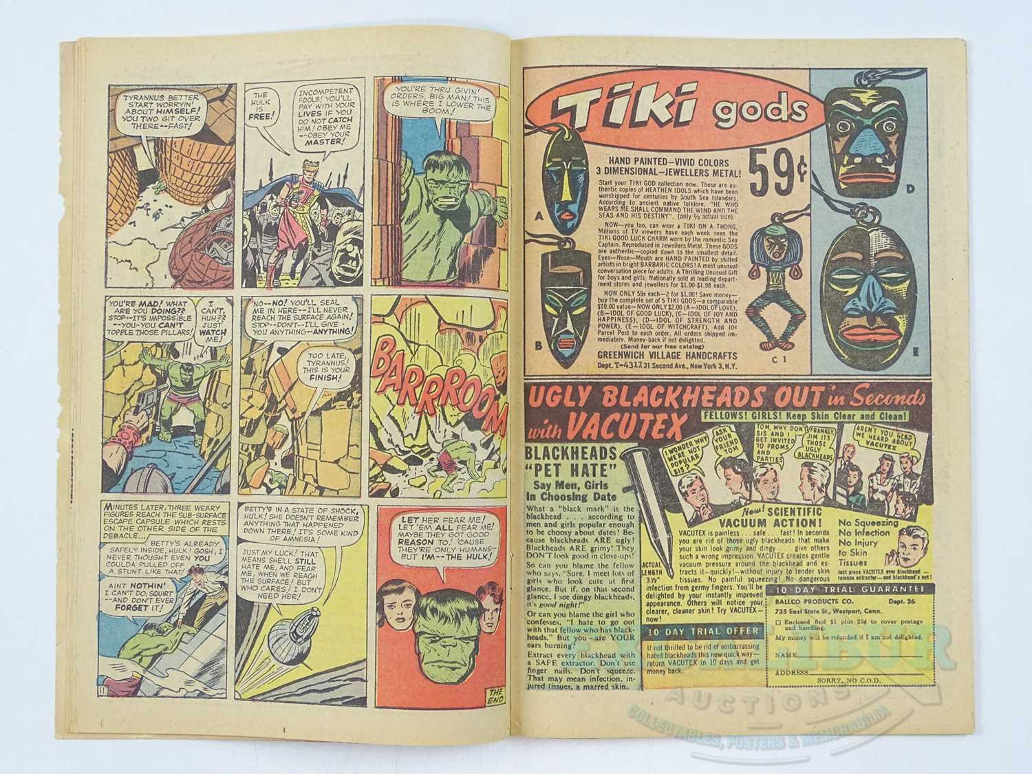 INCREDIBLE HULK #5 (1963 - MARVEL) - First appearances Tyrannus - Jack Kirby cover & interior - Bild 14 aus 31