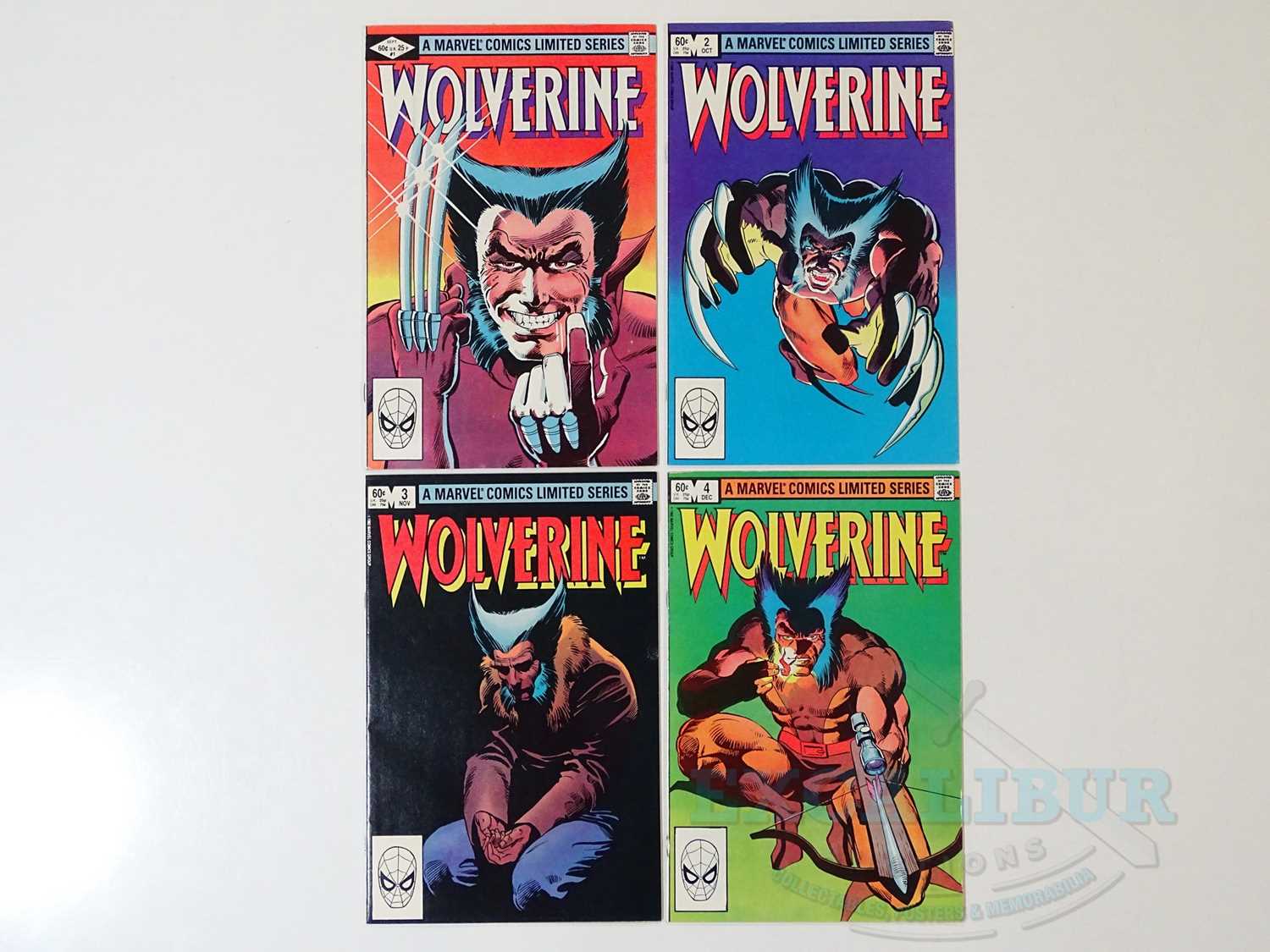 WOLVERINE #1, 2, 3, 4 - (4 in Lot) - (1982 - MARVEL) - Complete Four Issue Limited Series +