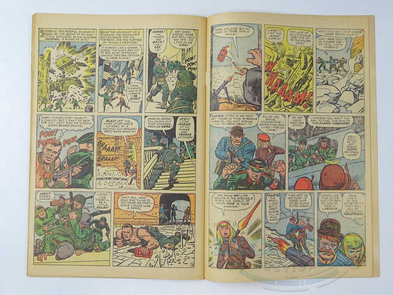 SGT. FURY AND HIS HOWLING COMMANDOS #1 - (1963 - MARVEL) First appearances of Sgt. Nick Fury and his - Bild 22 aus 31