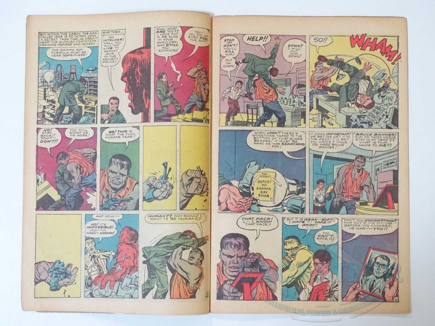 INCREDIBLE HULK #1 (1962 - MARVEL) - Origin and First appearance of the Hulk + Second only in - Bild 14 aus 36