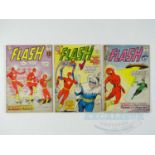 FLASH #131, 132, 134 (3 in Lot) - (1962/63 - DC - US Price & UK Cover Price) - Includes First