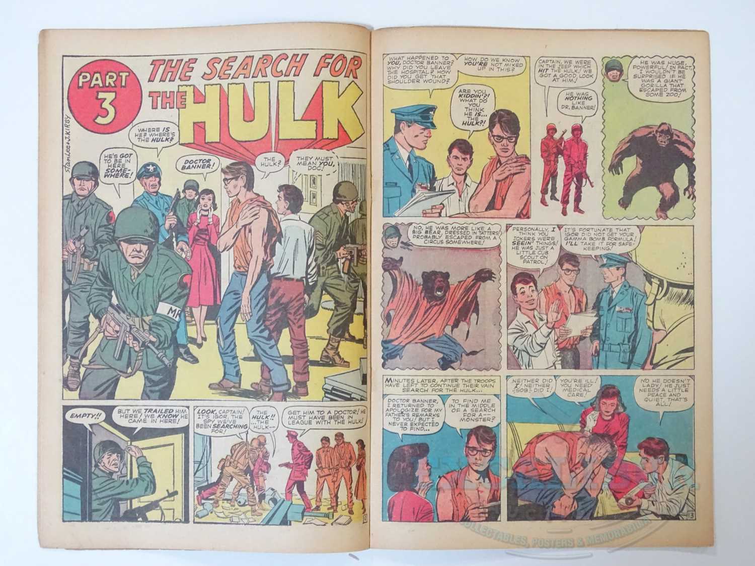 INCREDIBLE HULK #1 (1962 - MARVEL) - Origin and First appearance of the Hulk + Second only in - Bild 16 aus 36