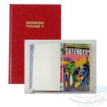 DEFENDERS LOT - (1980/82) - A bound edition 'DEFENDERS 9' containing the following original issues -