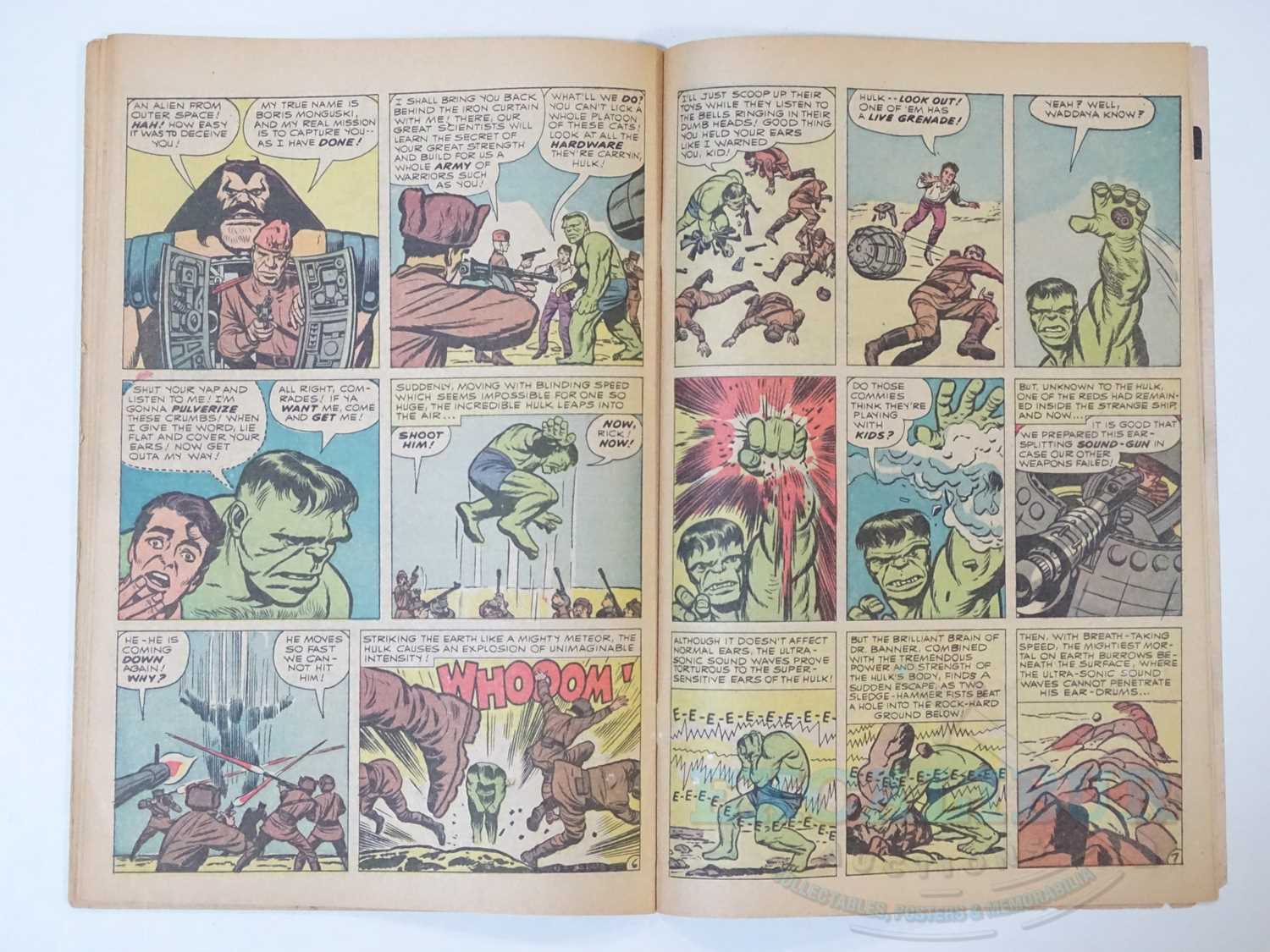 INCREDIBLE HULK #4 (1962 - MARVEL) - Origin retold - Jack Kirby cover & interior art - Flat/Unfolded - Bild 22 aus 33