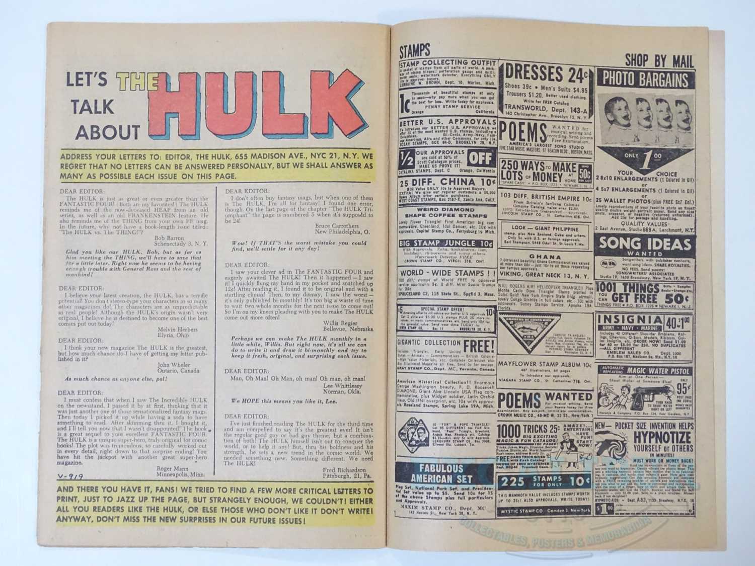 INCREDIBLE HULK #3 (1962 - MARVEL) - Third appearance of the Hulk + First appearance Ringmaster - Bild 20 aus 32