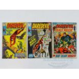 DAREDEVIL #76, 78, 92 (3 in Lot) - (1971/72 - MARVEL - US Price & UK Price Variant) Includes First