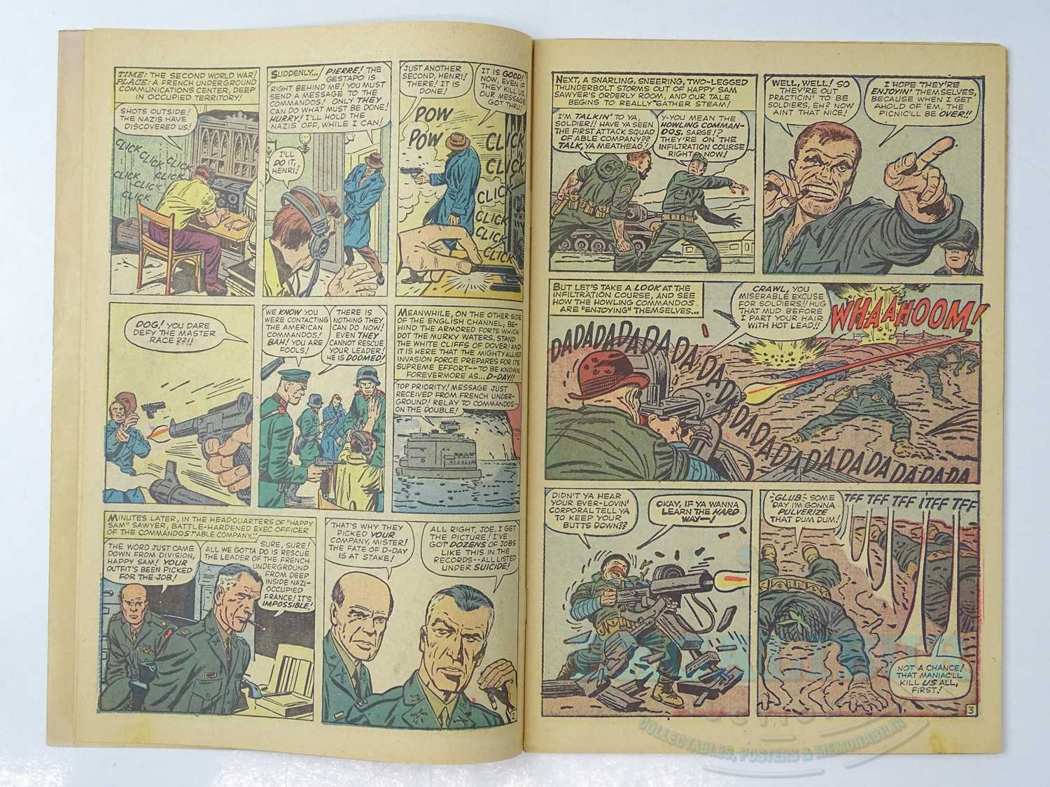 SGT. FURY AND HIS HOWLING COMMANDOS #1 - (1963 - MARVEL) First appearances of Sgt. Nick Fury and his - Bild 8 aus 31