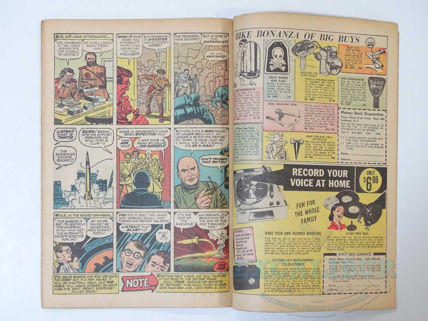 INCREDIBLE HULK #1 (1962 - MARVEL) - Origin and First appearance of the Hulk + Second only in - Bild 26 aus 36