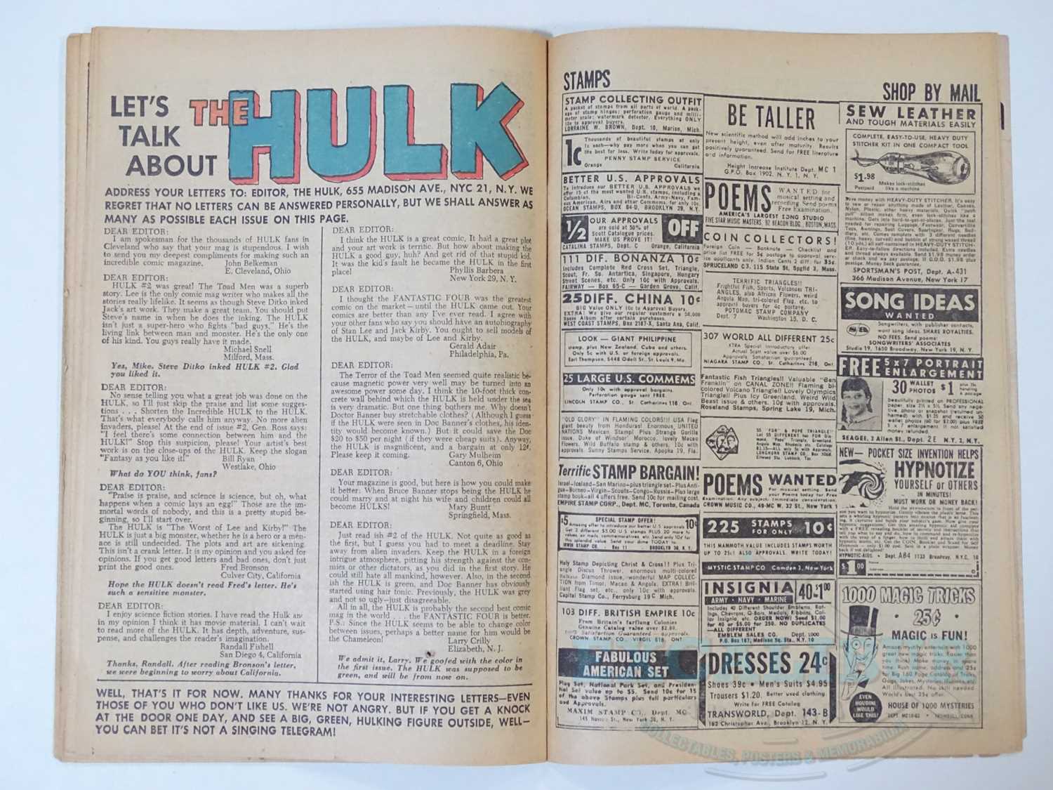 INCREDIBLE HULK #4 (1962 - MARVEL) - Origin retold - Jack Kirby cover & interior art - Flat/Unfolded - Bild 21 aus 33